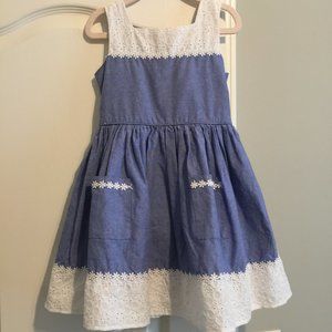 PRECIOUS SWEET HEART ROSE SPRING DRESS. SIZE 5